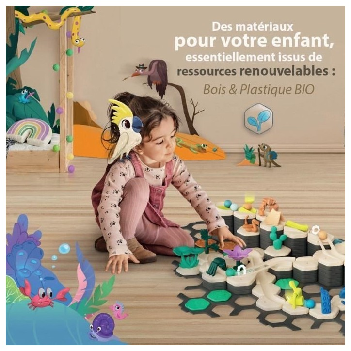 GraviTrax JUNIOR Set d'extension Start and Run - Circuits de billes - des 3 ans - 27531 - Ravensburger GraviTrax JUNIOR Set d'extension Start and Run - Circuits de billes - des 3 ans - 27531 - Ravensburger
