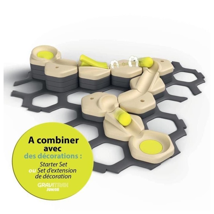 GraviTrax JUNIOR Set d'extension Start and Run - Circuits de billes - des 3 ans - 27531 - Ravensburger GraviTrax JUNIOR Set d'extension Start and Run - Circuits de billes - des 3 ans - 27531 - Ravensburger