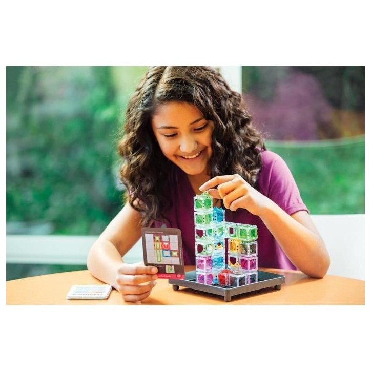 Gravity Maze jeu de logique, Casse-tete, Circuit-bille-Construction, 60 défis, des 8 ans-Ravensburger, 76433, ThinkFun Gravity Maze jeu de logique, Casse-tete, Circuit-bille-Construction, 60 défis, des 8 ans-Ravensburger, 76433, ThinkFun
