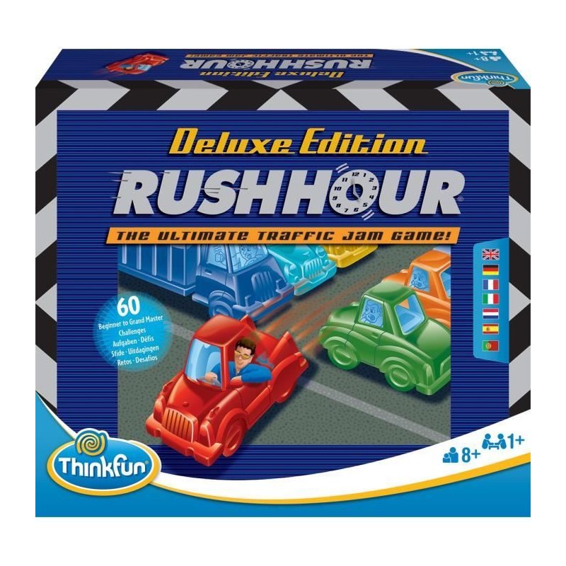 Rush Hour Deluxe - Ravensburger - Casse-tete Think Fun - 60 défis 5 n Rush Hour Deluxe - Ravensburger - Casse-tete Think Fun - 60 défis 5 n