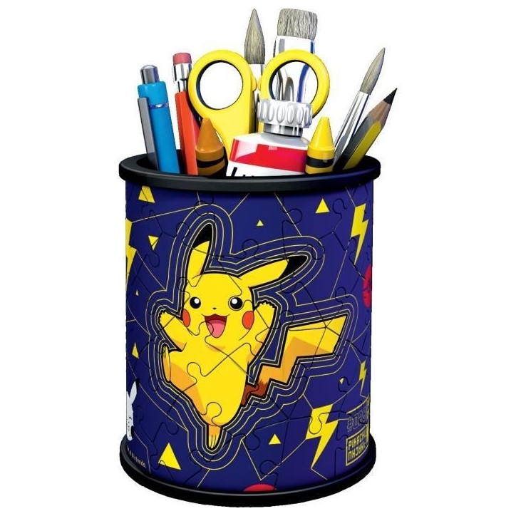 Pot a crayons Pokémon Puzzle 3D Ravensburger - 54 pieces - Sans colle - Des 6 ans Pot a crayons Pokémon Puzzle 3D Ravensburger - 54 pieces - Sans colle - Des 6 ans