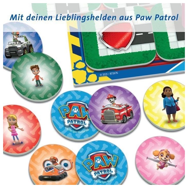 PAT'PATROUILLE Labyrinthe Jr - Ravensburger - Jeu de société enfants - Chasse au trésor dans un labyrinthe en mouvement - Des PAT'PATROUILLE Labyrinthe Jr - Ravensburger - Jeu de société enfants - Chasse au trésor dans un labyrinthe en mouvement - Des