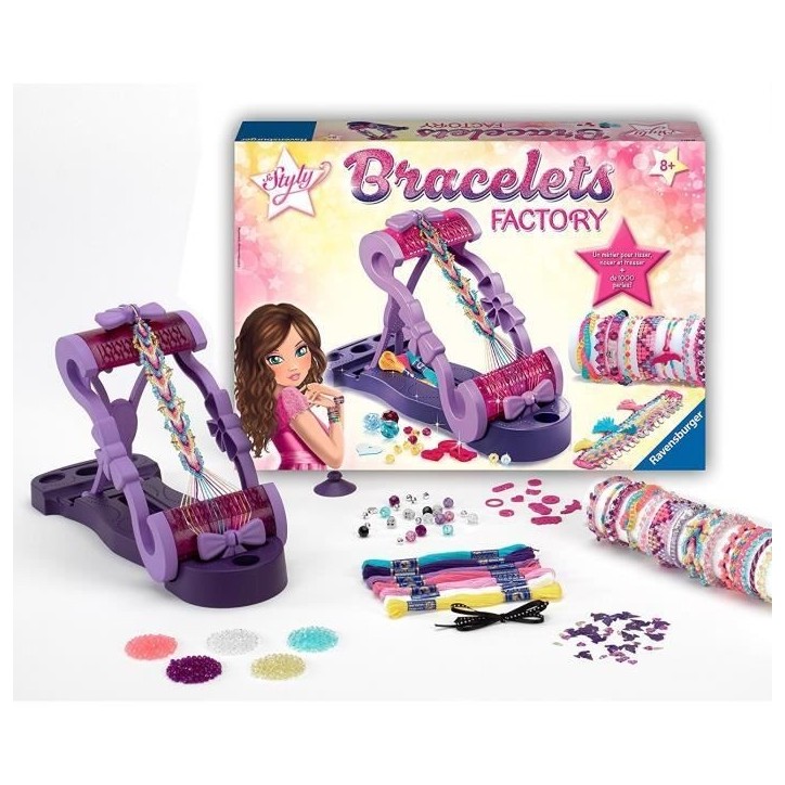 Métier a tisser bracelets - Ravensburger - Loisir créatif enfant - Coffret Complet DIY - Des 8 ans Métier a tisser bracelets - Ravensburger - Loisir créatif enfant - Coffret Complet DIY - Des 8 ans
