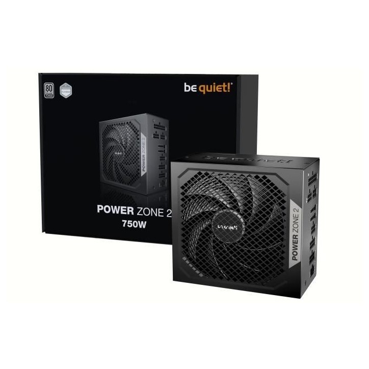 Alimentation PC - BE QUIET! - Power Zone 2 - 750 W - BP006EU - Efficacité optimale Alimentation PC - BE QUIET! - Power Zone 2 - 750 W - BP006EU - Efficacité optimale