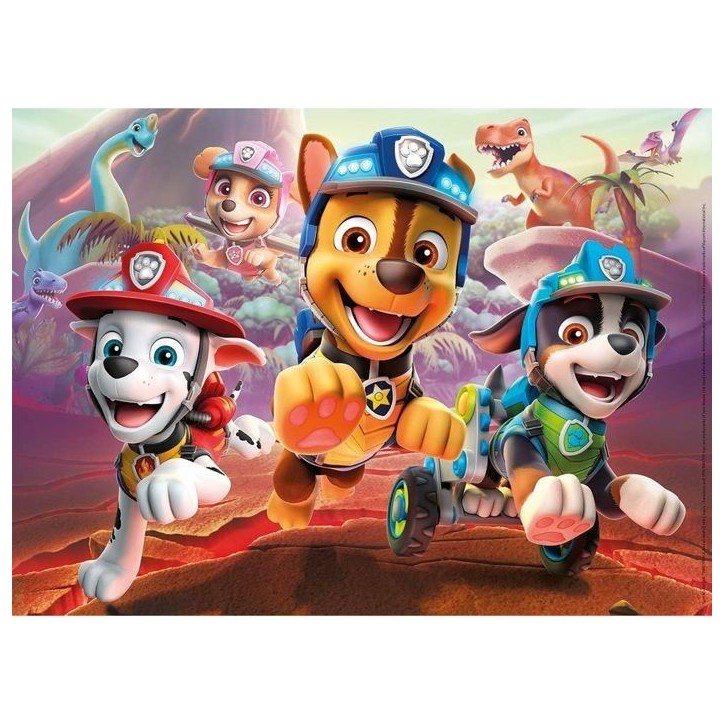 Nathan - Puzzle 60 pieces - Pat'Patrouille A la rescousse des dinosaures - Puzzle Enfant + Trieur - Des 6 ans Nathan - Puzzle 60 pieces - Pat'Patrouille A la rescousse des dinosaures - Puzzle Enfant + Trieur - Des 6 ans