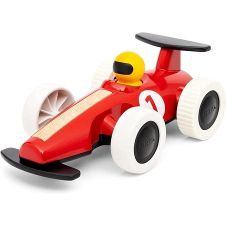 Grande voiture de course a rétrofriction - Jouet d'éveil premier age -7312350303087 - Brio World