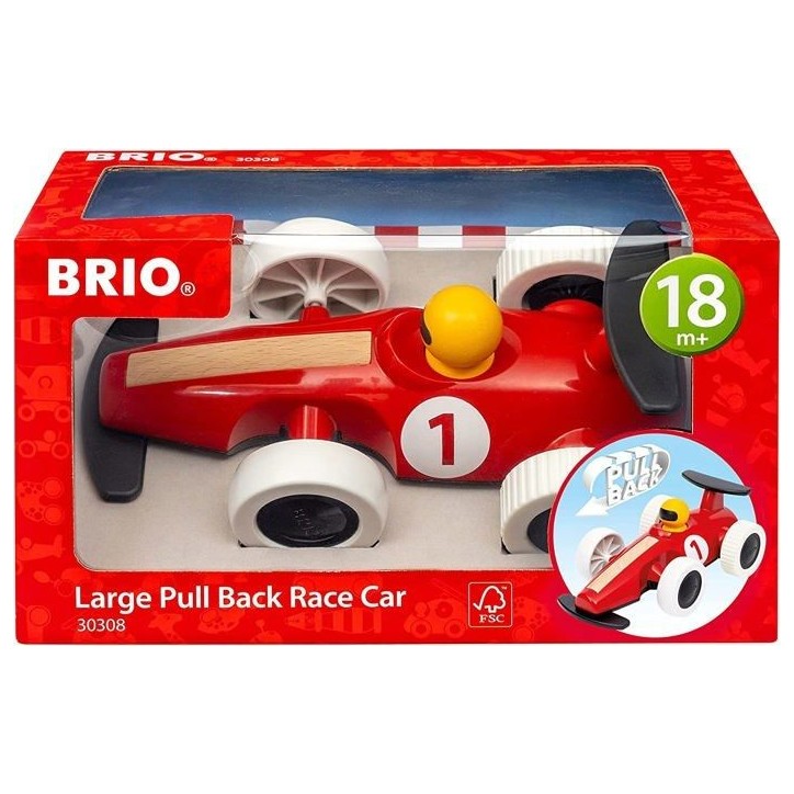 Grande voiture de course a rétrofriction - Jouet d'éveil premier age -7312350303087 - Brio World Grande voiture de course a rétrofriction - Jouet d'éveil premier age -7312350303087 - Brio World