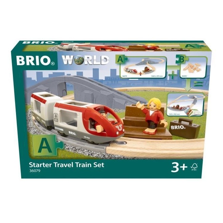 BRIO Circuit en 8 voyageurs - Pack A-7312350360790-A partir de 3 ans BRIO Circuit en 8 voyageurs - Pack A-7312350360790-A partir de 3 ans