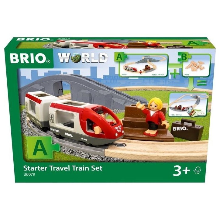 BRIO Circuit en 8 voyageurs - Pack A-7312350360790-A partir de 3 ans BRIO Circuit en 8 voyageurs - Pack A-7312350360790-A partir de 3 ans
