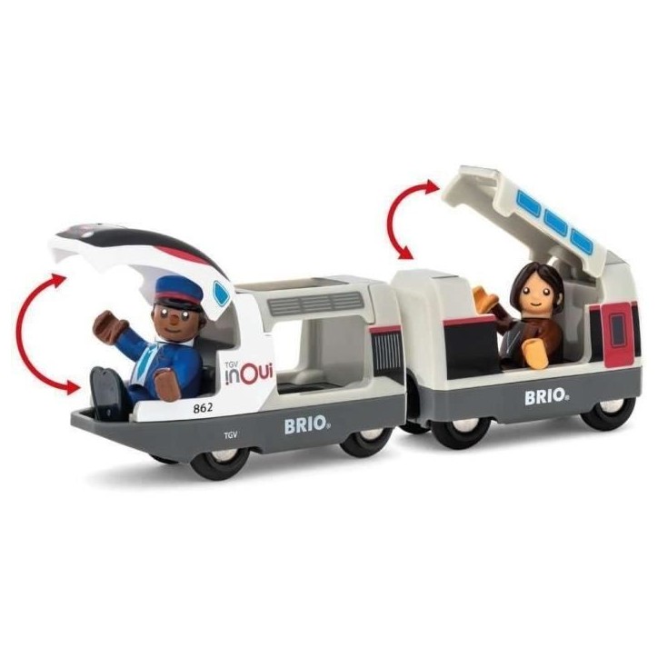 Train TGV INOUI SNCF - BRIO - Circuit en bois - des 3 ans - 36087 Train TGV INOUI SNCF - BRIO - Circuit en bois - des 3 ans - 36087