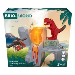 Brio Volcan en Eruption Dinosaure - Accessoire pour Circuit de Train e