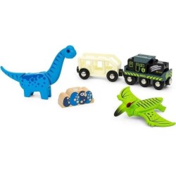 Brio Train a Piles Dinosaure - Train électrique - Dinosaure Inclus -