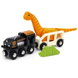 Circuit Dinosaure - Coffret Complet 12 pieces - Action de Jeu sans Pil