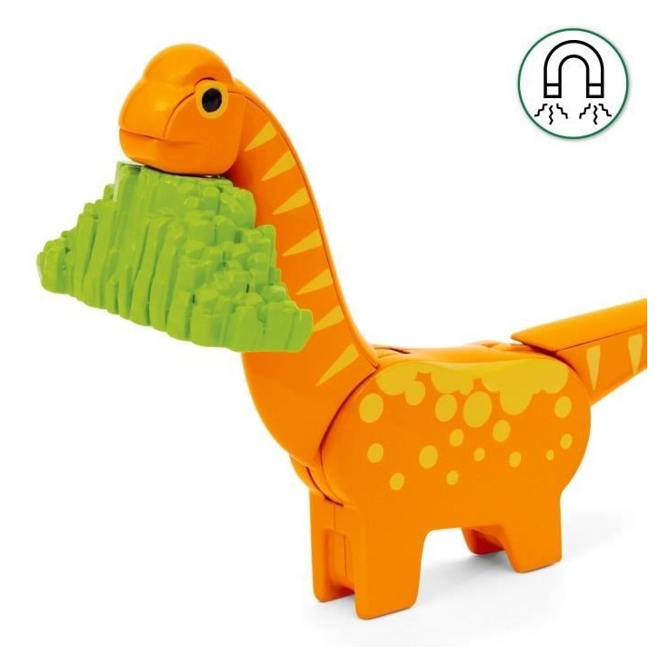 Circuit Dinosaure - Coffret Complet 12 pieces - Action de Jeu sans Pile - Dinosaure Inclus - Circuit de Train en Bois - BRIO Wor Circuit Dinosaure - Coffret Complet 12 pieces - Action de Jeu sans Pile - Dinosaure Inclus - Circuit de Train en Bois - BRIO Wor