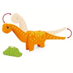 Circuit Dinosaure - Coffret Complet 12 pieces - Action de Jeu sans Pil
