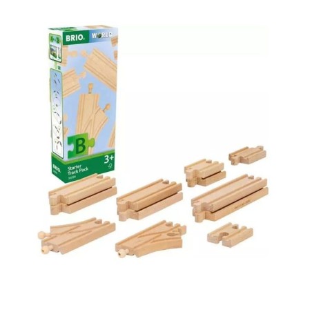 BRIO Coffret de Démarrage - 12 Rails - Pack B-7312350360998-A partir de 3 ans