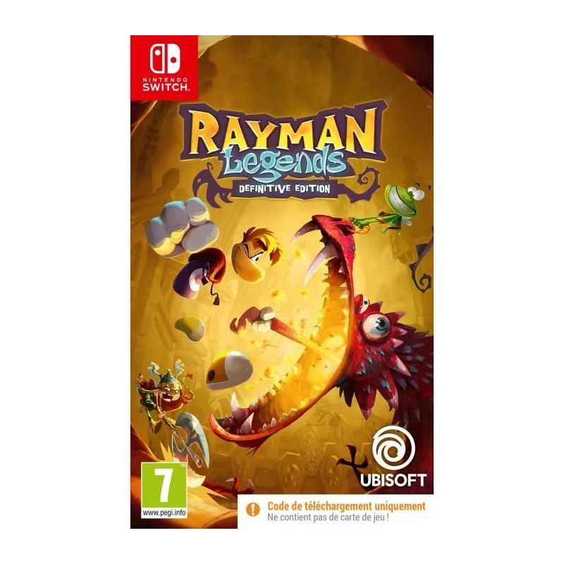Rayman Legends Definitive Edition Jeu Switch (Code de téléchargement Rayman Legends Definitive Edition Jeu Switch (Code de téléchargement