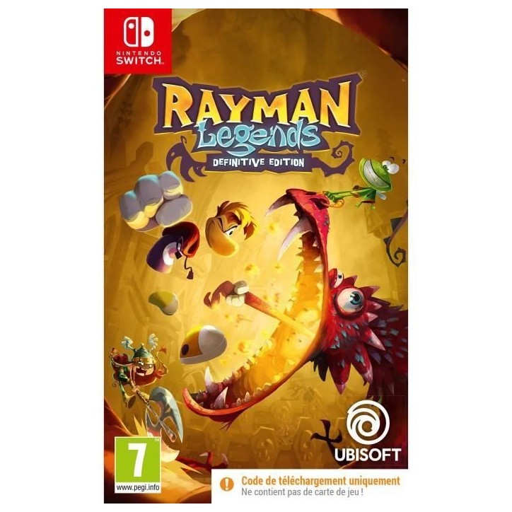 Rayman Legends Definitive Edition Jeu Switch (Code de téléchargement) Rayman Legends Definitive Edition Jeu Switch (Code de téléchargement)
