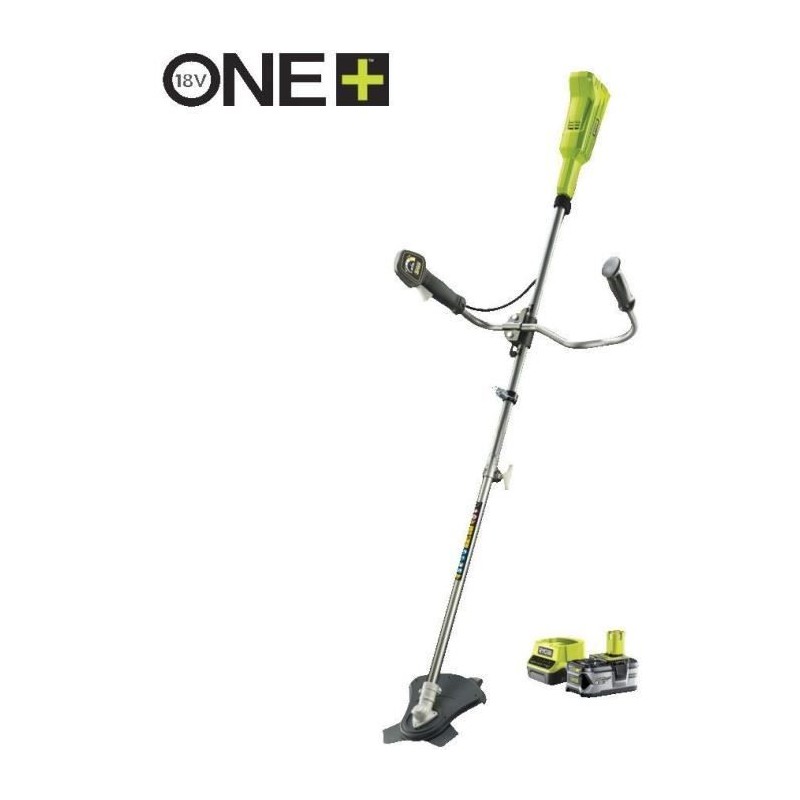 RYOBI - Débroussailleuse 18V ONE+ - guidon - Ø fil 1 x 1,6mm - lame RYOBI - Débroussailleuse 18V ONE+ - guidon - Ø fil 1 x 1,6mm - lame