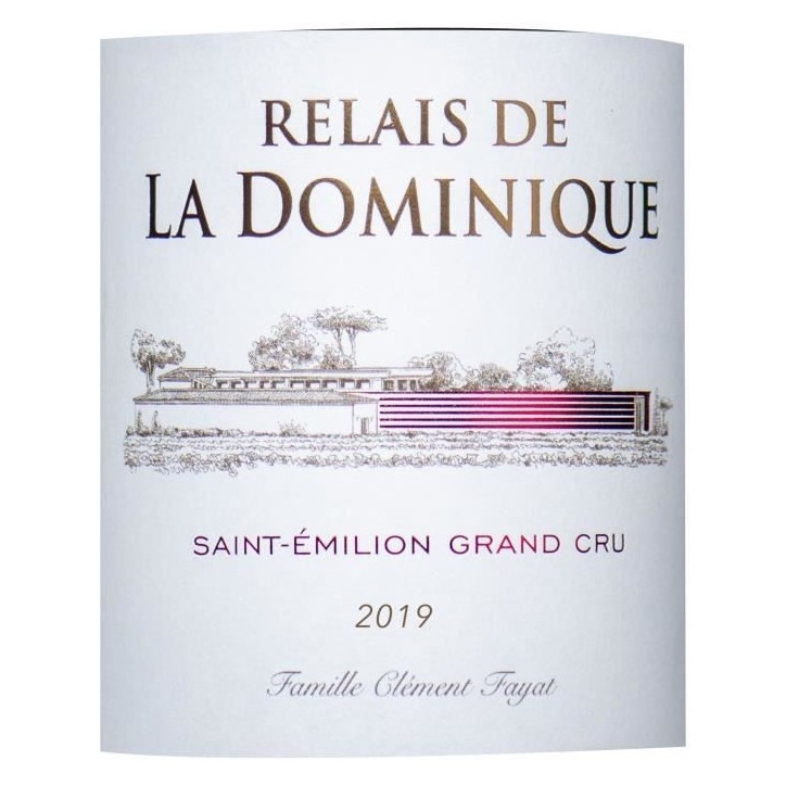 Relais de la Dominique 2019 Saint-Emilion Grand Cru - Vin rouge de Bordeaux