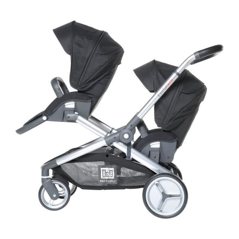 RED CASTLE Poussette double Evolutwin - Des la naissance - Jusqu'a 15k RED CASTLE Poussette double Evolutwin - Des la naissance - Jusqu'a 15k