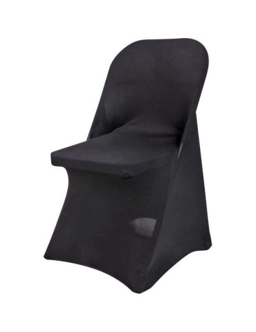 Housses de chaise x4 - Noir - Meuble de jardin