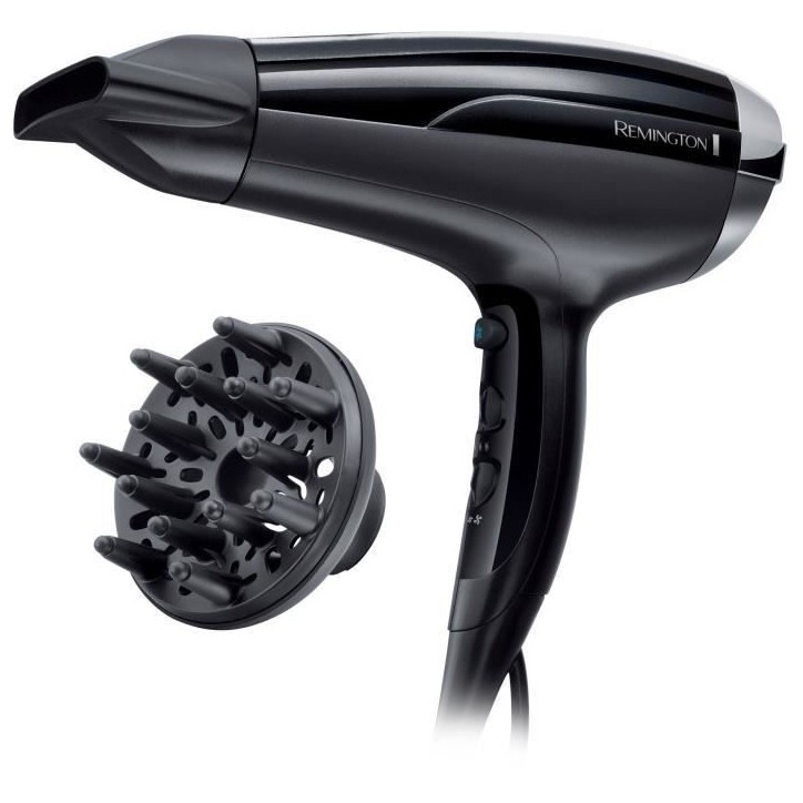 Seche-Cheveux Remington D5215 Ionique Céramique Tourmaline, Puissant, 3 Températures, 2 Vitesses 2200W Seche-Cheveux Remington D5215 Ionique Céramique Tourmaline, Puissant, 3 Températures, 2 Vitesses 2200W