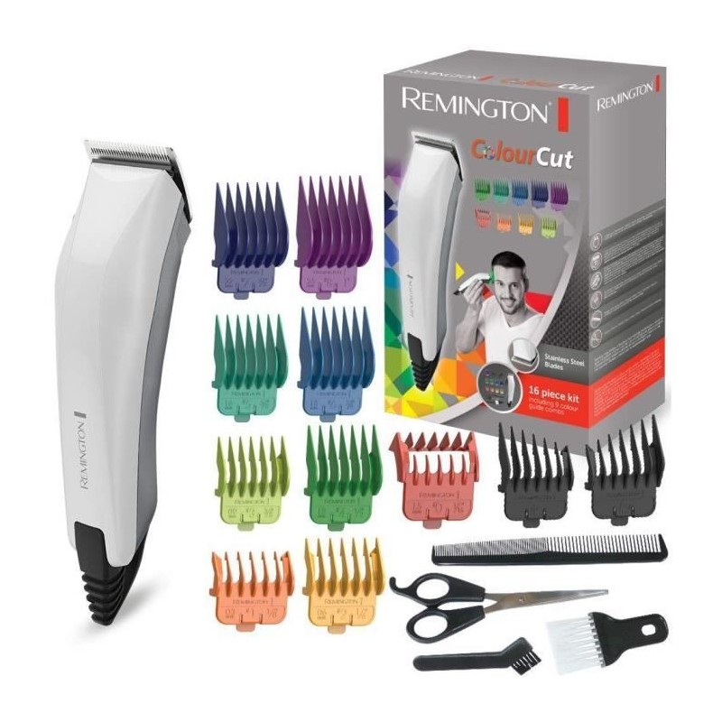 Tondeuse Cheveux Homme Color Cut - REMINGTON - HC5035 - Lames Acier In Tondeuse Cheveux Homme Color Cut - REMINGTON - HC5035 - Lames Acier In