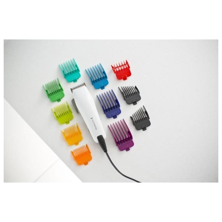 Tondeuse Cheveux Homme Color Cut - REMINGTON - HC5035 - Lames Acier Inoxydable Auto-Affûtées - 11 Sabots Tondeuse Cheveux Homme Color Cut - REMINGTON - HC5035 - Lames Acier Inoxydable Auto-Affûtées - 11 Sabots