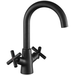Mélangeur lavabo - EDOUARD ROUSSEAU - NANKA - Noir