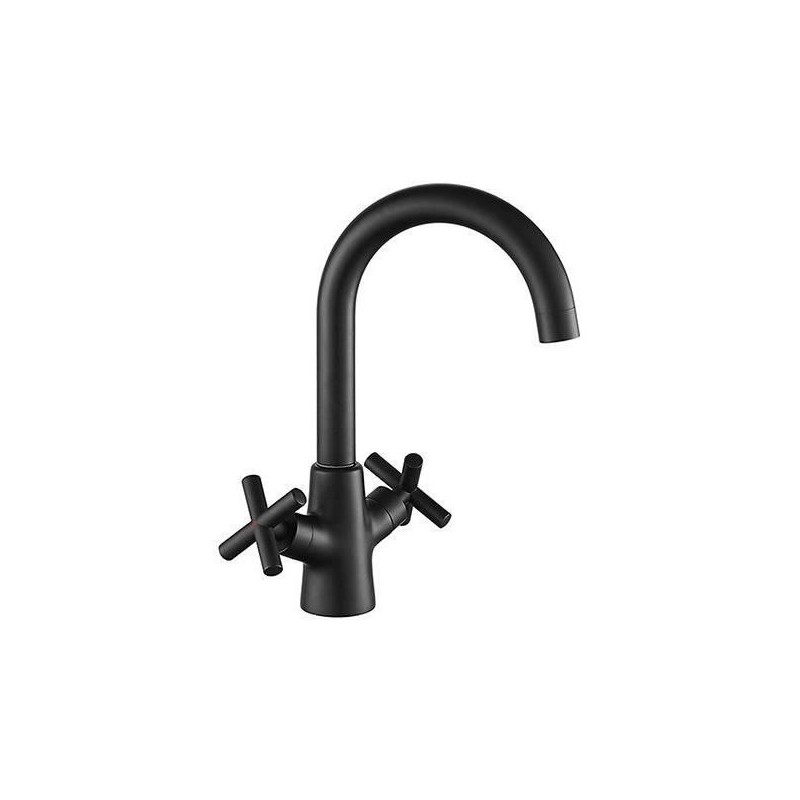 Mélangeur lavabo - EDOUARD ROUSSEAU - NANKA - Noir Mélangeur lavabo - EDOUARD ROUSSEAU - NANKA - Noir