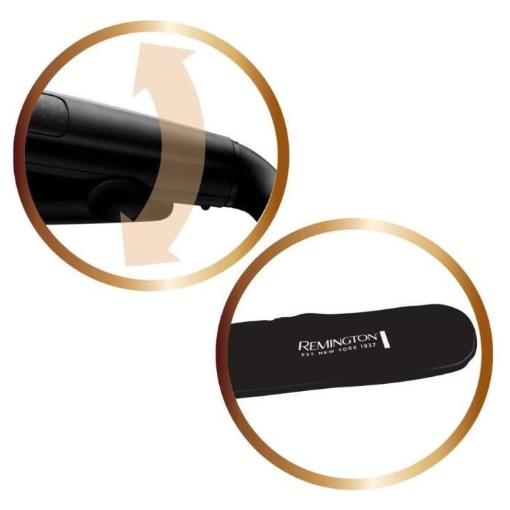 Remington S6308 Fer a lisser, lisseur Advanced Ceramic Soin Eclat Brillance, plaques flottantes, cheveux doux, lisses et soyeux Remington S6308 Fer a lisser, lisseur Advanced Ceramic Soin Eclat Brillance, plaques flottantes, cheveux doux, lisses et soyeux