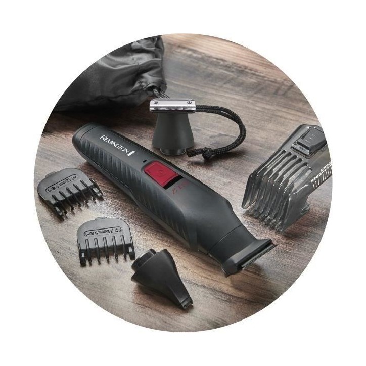 Kit multifonction - REMINGTON - G12 Graphite Series - 12 en 1 - Lames auto-affûtées - Autonomie 40 min - USB Kit multifonction - REMINGTON - G12 Graphite Series - 12 en 1 - Lames auto-affûtées - Autonomie 40 min - USB