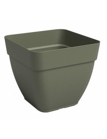 Pot - ARTEVASI - CAPRI CAMPANA - Carrée� - Vert sec - L36,5 x P36,5 x H33,5 cm