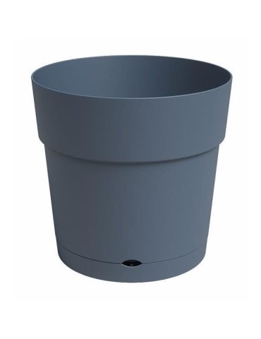 Pot - ARTEVASI - CAPRI - Large - Réserve d'eau - Bleu Ardoise - L39,1 x P39,1 x H37 cm