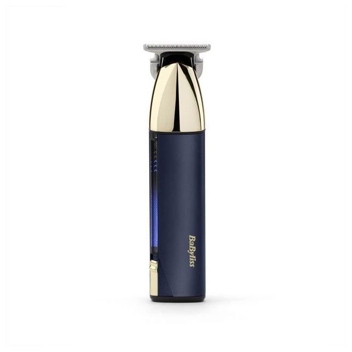 Tondeuse a barbe sans fil - BABYLISS - T992E Super-X Metal - Autonomie 5 h - Edition Gold & Navy