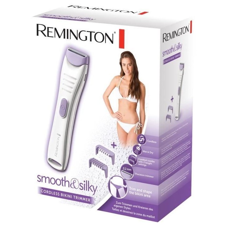 Remington BKT4000 Tondeuse Rasoir Corps Maillot Femme Smooth Silky Etanche Remington BKT4000 Tondeuse Rasoir Corps Maillot Femme Smooth Silky Etanche