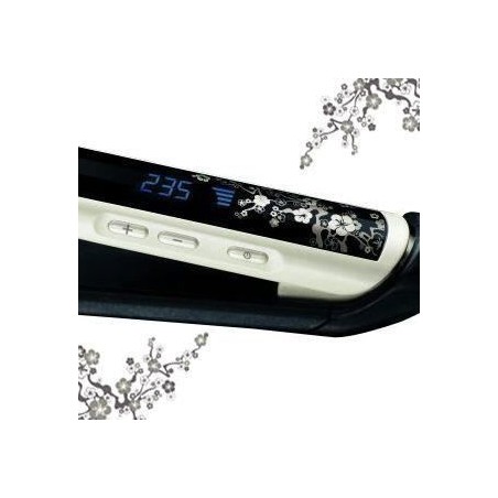 Remington S9500 Fer a Lisser, Lisseur Pearl Plaques Souples Advanced Ceramic XL avec Eclats de Perles, Cheveux Brillants