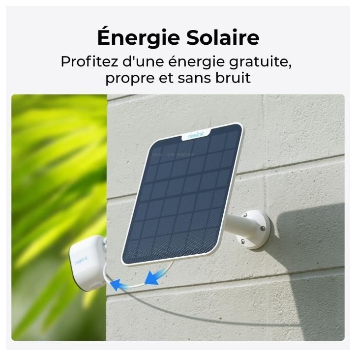 Panneau solaire - REOLINK - SR3 - 5,8 W - Blanc Panneau solaire - REOLINK - SR3 - 5,8 W - Blanc