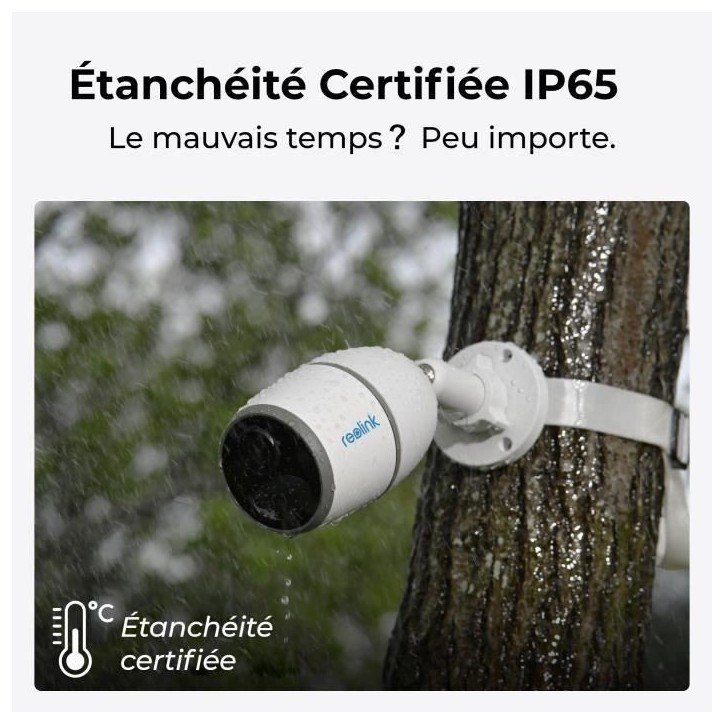 Caméra extérieure - REOLINK - G330 - Blanc