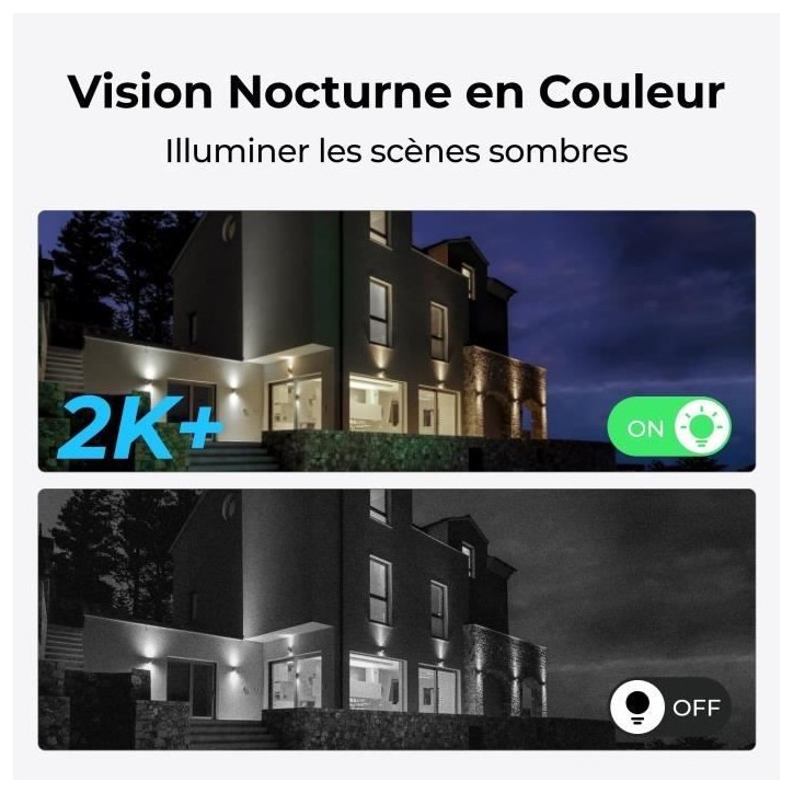 Caméra extérieure - REOLINK - G430 - Blanc