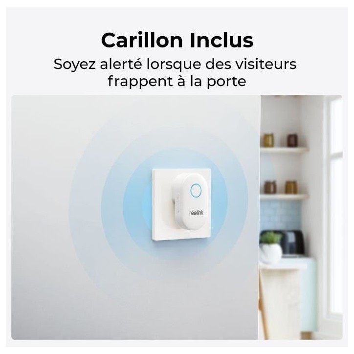 Interphone - REOLINK - D340P - Noir Interphone - REOLINK - D340P - Noir