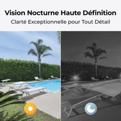 Caméra extérieure - REOLINK - B320 - Panneau solaire - Blanc