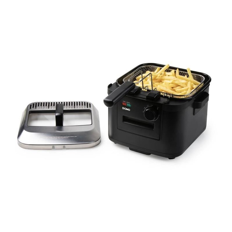 Friteuse - DOMO - DO545FR - 4L - 2000W - Température réglable 130-19 Friteuse - DOMO - DO545FR - 4L - 2000W - Température réglable 130-19