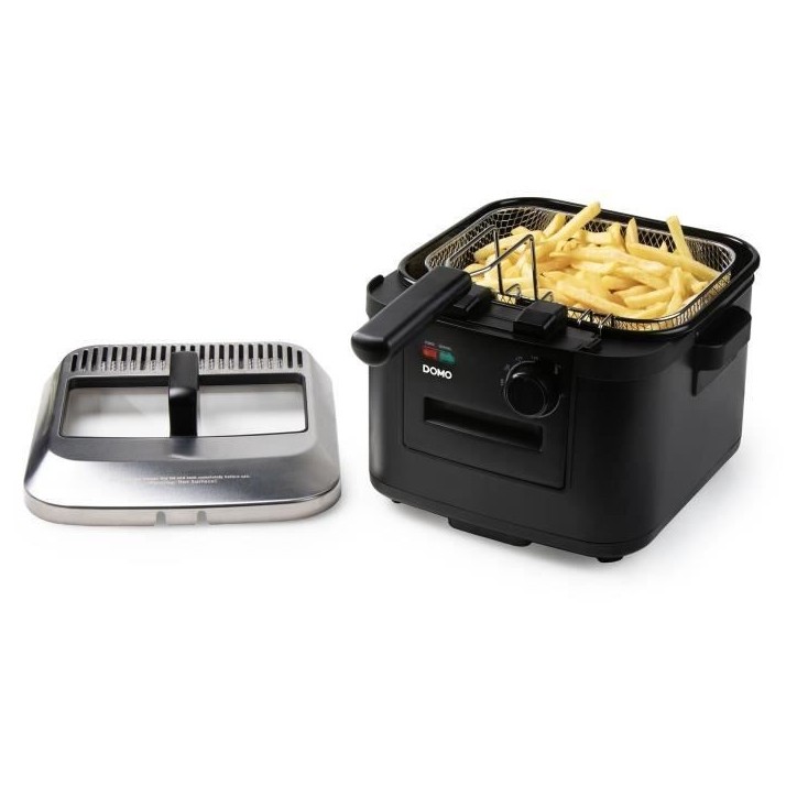 Friteuse - DOMO - DO545FR - 4L - 2000W - Température réglable 130-190°C Friteuse - DOMO - DO545FR - 4L - 2000W - Température réglable 130-190°C