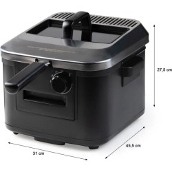 Friteuse - DOMO - DO545FR - 4L - 2000W - Température réglable 130-19