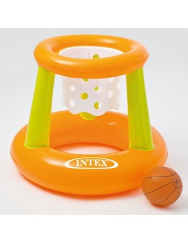 Jeu de Basket gonflable pour piscine INTEX - Dimensions 67x65 cm - Garçon et Fille - A partir de 3 ans