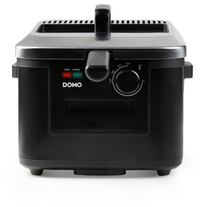 Friteuse - DOMO - DO545FR - 4L - 2000W - Température réglable 130-190°C Friteuse - DOMO - DO545FR - 4L - 2000W - Température réglable 130-190°C