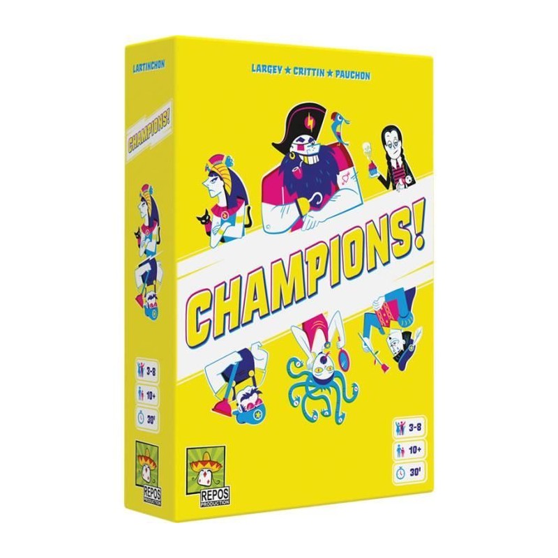 Champions! - Asmodee - Jeu d'ambiance - Des 10 ans Champions! - Asmodee - Jeu d'ambiance - Des 10 ans
