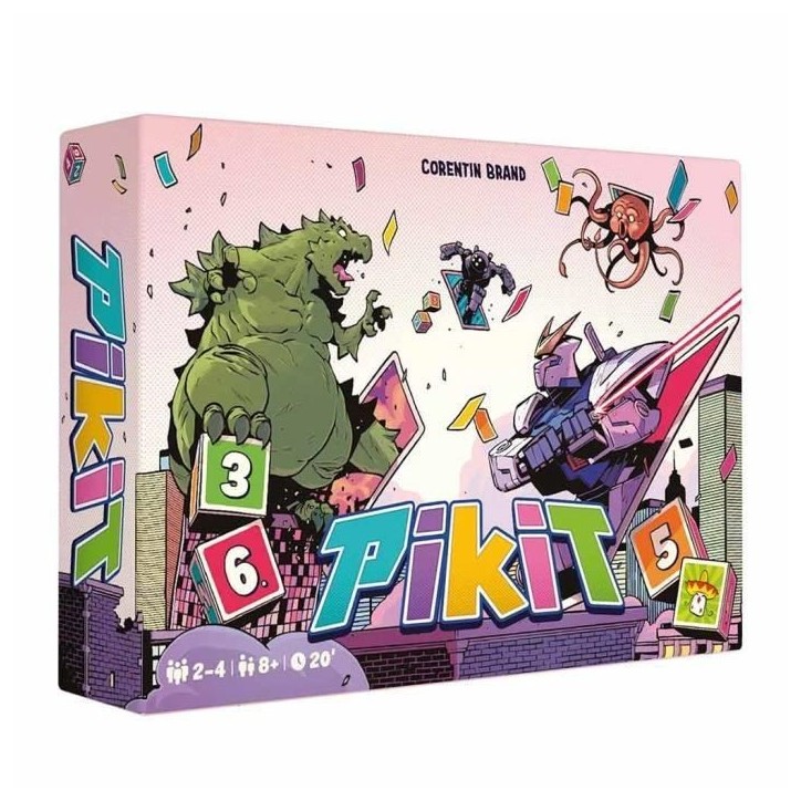 Jeu de plateau - Pikit - Kaijus vs Mechas - Stratégique - Palpitant